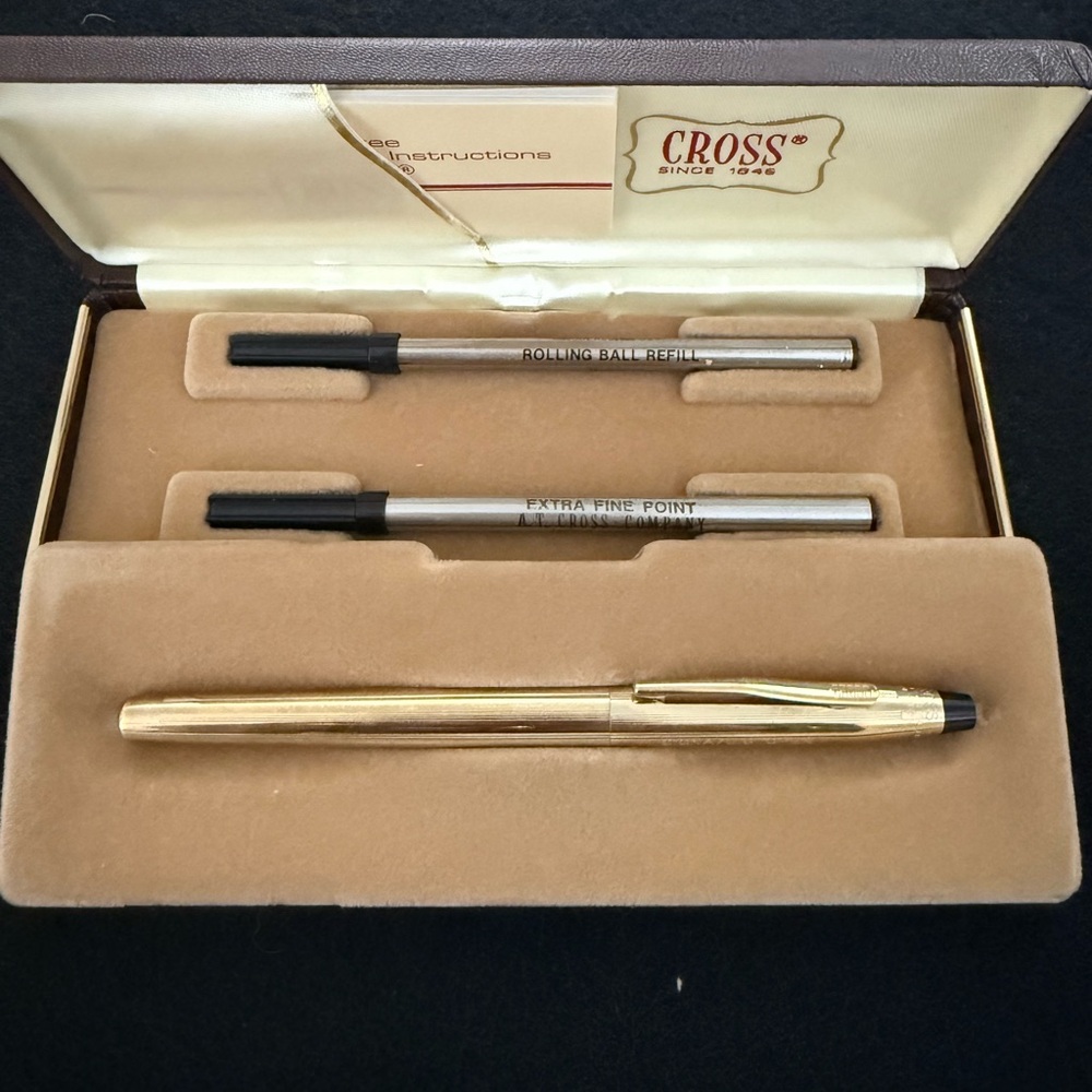 A.T. Cross 14k Gold Filled Pen - Gignaux Open Tennis Championships Edition